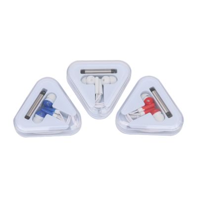 triangle earbuds set with stylus